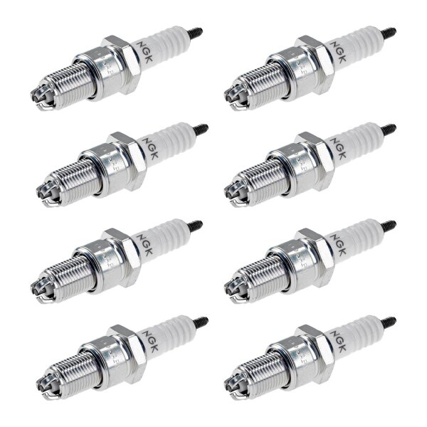 8 Spark Plugs with flat seal seat NGK IAM expertise for AUDI 80 and others