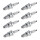8 Spark Plugs with flat seal seat NGK IAM expertise for AUDI 80 and others