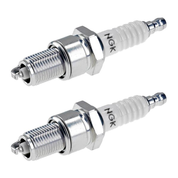 2 Spark Plugs fixed SAE connection NGK aftermarket expertise for e.g. RENAULT 19