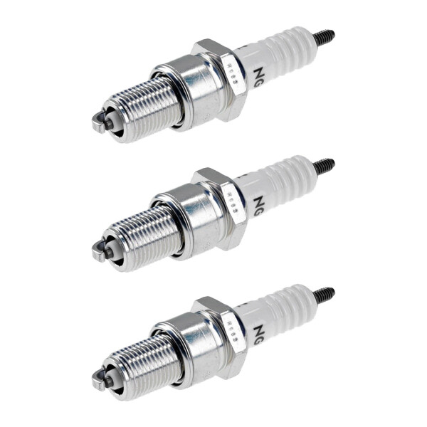 3 Spark Plugs with flat seal seat NGK for RENAULT LAGUNA and others