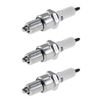 3 Spark Plugs with flat seal seat NGK for RENAULT LAGUNA...