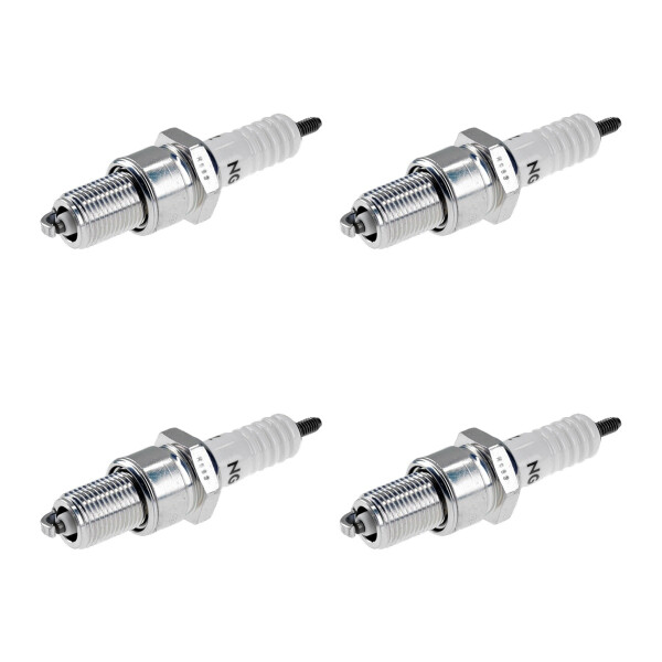 4 Zündkerzen mit Flachdichtsitz NGK IAM-Expertise für u.a. RENAULT LAGUNA