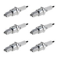 6 Spark Plugs with flat seal seat NGK for RENAULT LAGUNA...