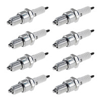 8 Spark Plugs with flat seal seat NGK for RENAULT LAGUNA...