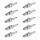 10 Spark Plugs with flat seal seat NGK for RENAULT LAGUNA and others
