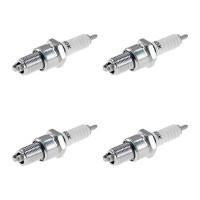 4 Spark Plugs with flat seal seat NGK for MERCEDES-BENZ...