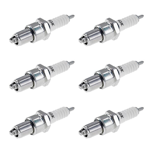 6 Spark Plugs with flat seal seat NGK for MERCEDES-BENZ S-CLASS and others