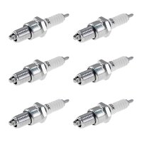 6 Spark Plugs with flat seal seat NGK for MERCEDES-BENZ...