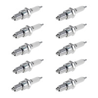 10 Spark Plugs with flat seal seat NGK for MERCEDES-BENZ...