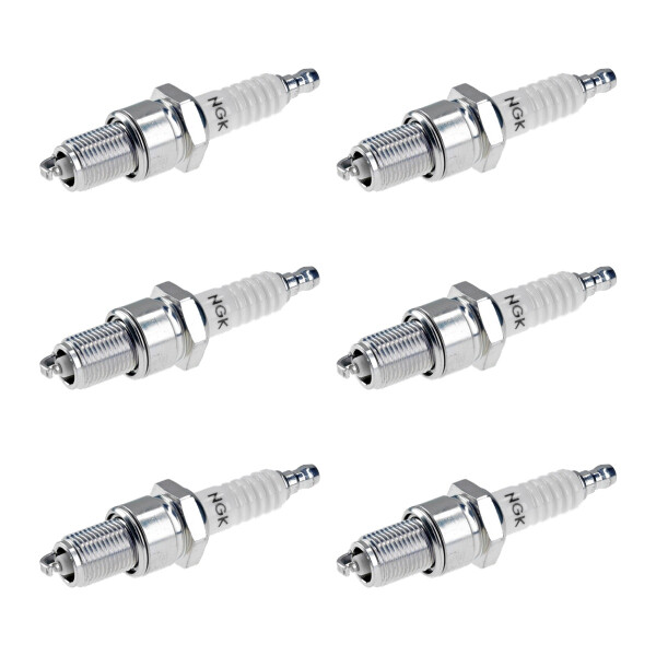 6 Spark Plugs fixed SAE connection NGK IAM-Expertise for e.g. HYUNDAI SANTAMO