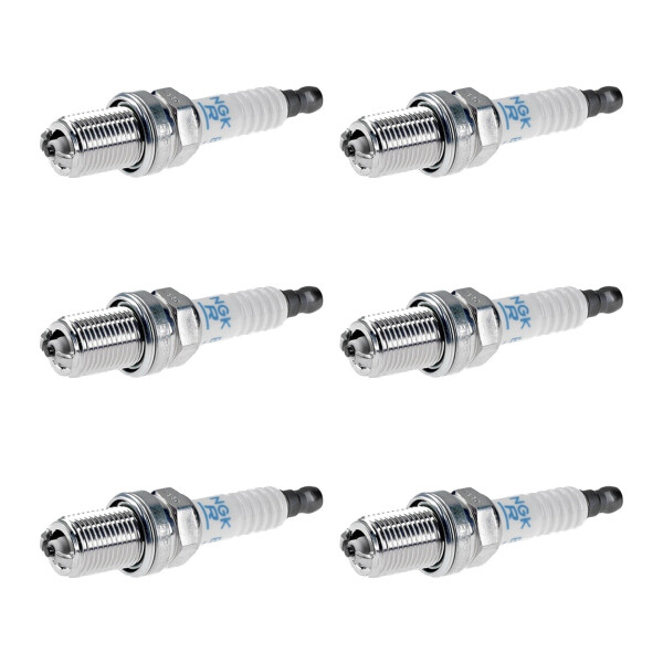 6 Spark Plugs fixed SAE connection NGK aftermarket expertise for e.g. AUDI A6