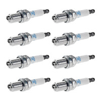8 Spark Plugs fixed SAE connection NGK aftermarket...