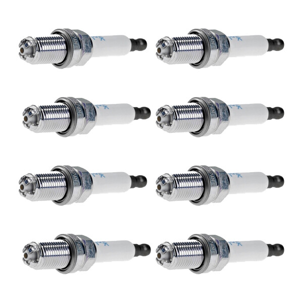 8 Spark Plugs fixed SAE connection NGK aftermarket expertise for e.g. AUDI A8