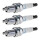 3 Spark Plugs fixed SAE connection NGK aftermarket expertise for e.g. LEXUS LS