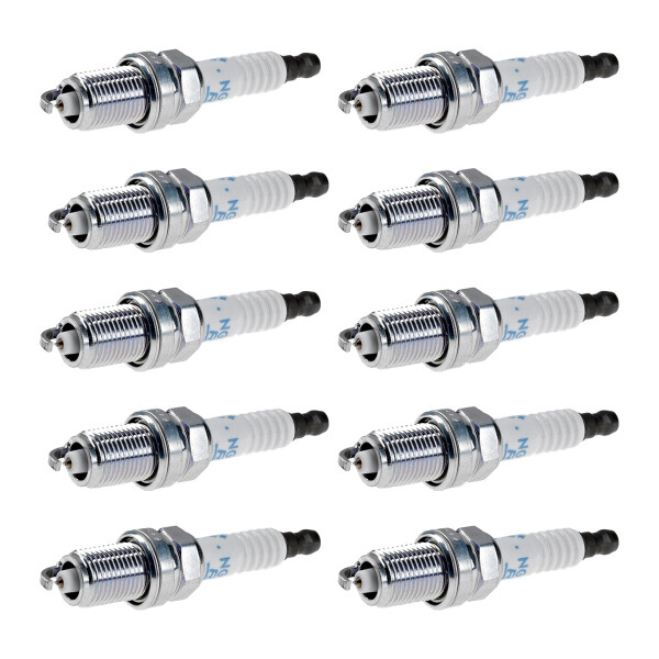 10 Spark Plugs fixed SAE connection NGK aftermarket expertise for e.g. LEXUS LS