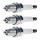 3 Spark Plugs fixed SAE connection NGK aftermarket expertise for NISSAN