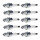 10 Spark Plugs fixed SAE connection NGK aftermarket expertise for NISSAN