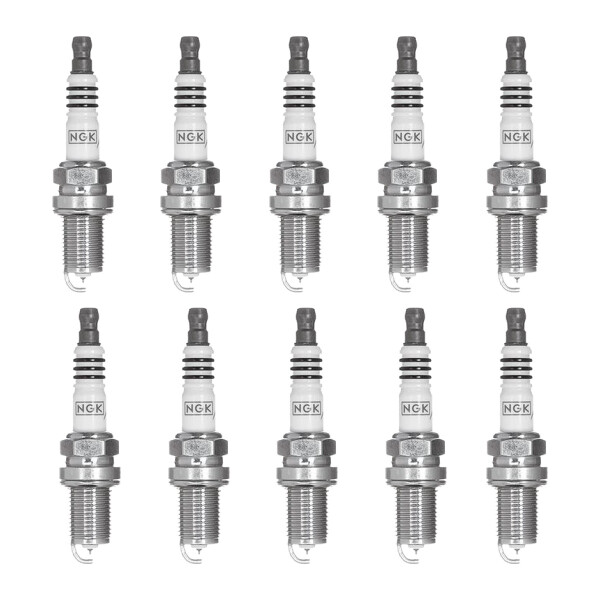 10 Spark Plugs fixed SAE connection NGK Iridium Irimax for various vehicles