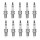 10 Spark Plugs fixed SAE connection NGK Iridium Irimax for various vehicles