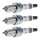 3 Spark Plugs fixed SAE connection NGK Iridium IX for e.g. SUBARU IMPREZA