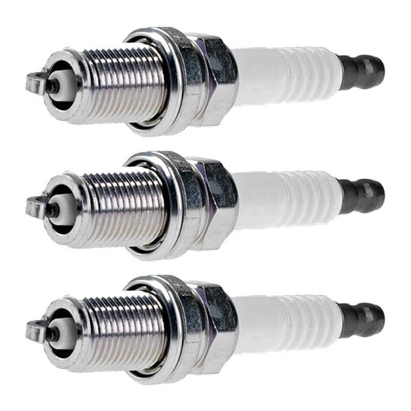 3 Spark Plugs fixed SAE connection NGK aftermarket expertise for e.g. SAAB 9-3