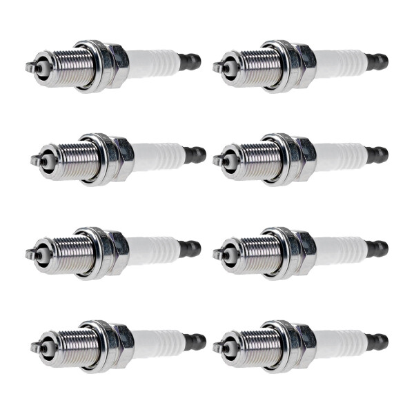 8 Spark Plugs fixed SAE connection NGK aftermarket expertise for e.g. SAAB 9-3