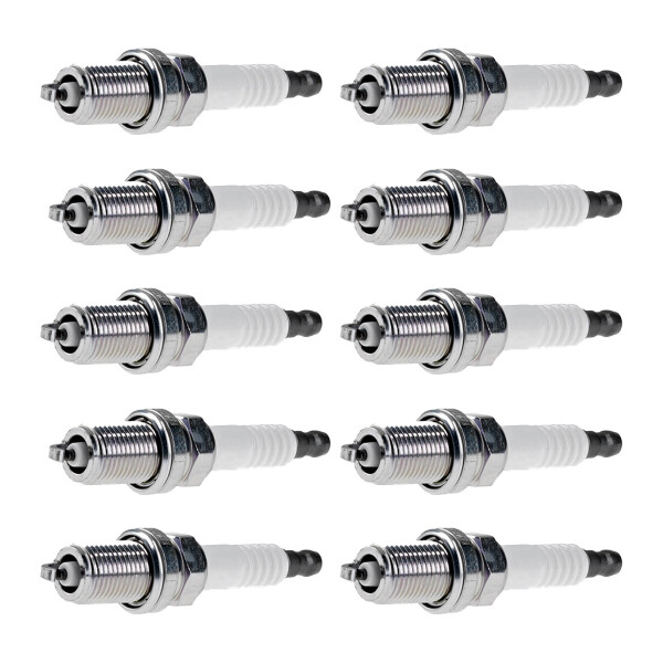10 Spark Plugs fixed SAE connection NGK aftermarket expertise for e.g. SAAB 9-3