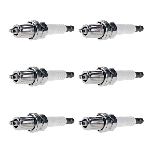 6 Spark Plugs fixed SAE connection NGK aftermarket expertise for e.g. SAAB 9-5