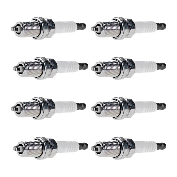 8 Spark Plugs fixed SAE connection NGK aftermarket expertise for e.g. SAAB 9-5
