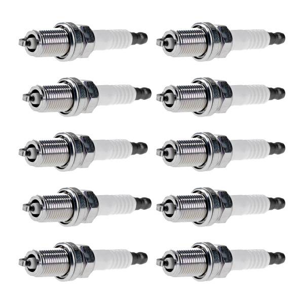 10 Spark Plugs fixed SAE connection NGK aftermarket expertise for e.g. SAAB 9-5
