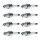 8 Spark Plugs fixed SAE connection NGK IAM expertise for e.g. NISSAN 100NX