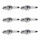 6 Spark Plugs fixed SAE connection NGK suitable for SEAT AROSA and others