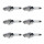 6 Spark Plugs fixed SAE connection NGK IAM-Expertise for e.g. SUBARU FORESTER