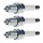 3 Spark Plugs fixed SAE connection NGK suitable for HONDA CIVIC and others