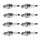 8 Spark Plugs fixed SAE connection NGK suitable for HONDA CIVIC and others