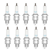 10 Spark Plugs with flat seal seat NGK IAM expertise for...