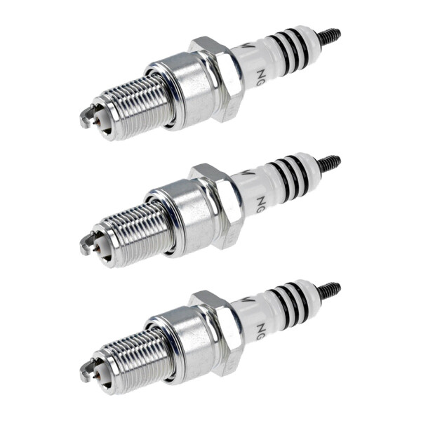 3 Spark Plugs with flat seat NGK Iridium IX suitable for e.g. LANCIA DELTA