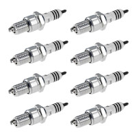 8 Spark Plugs with flat seat NGK Iridium IX suitable for...