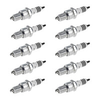 10 Spark Plugs with flat seat NGK Iridium IX suitable for...