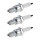 3 Spark Plugs with flat seal seat NGK IAM expertise for YAMAHA and others