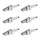 6 Spark Plugs with flat seal seat NGK IAM expertise for YAMAHA and others