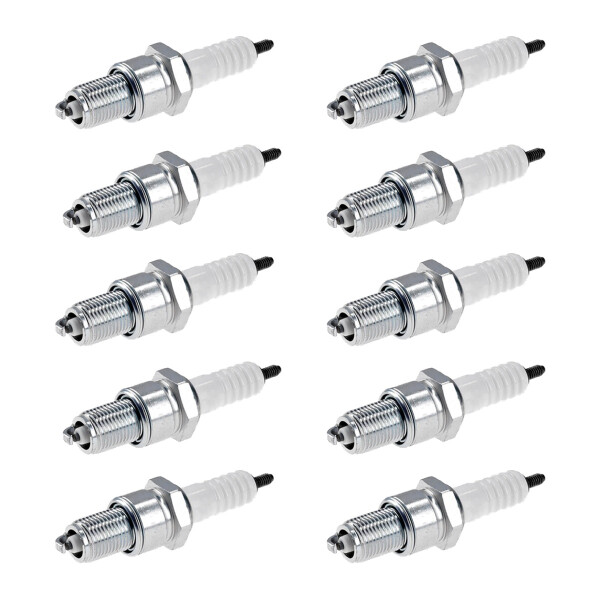 10 Spark Plugs with flat seal seat NGK IAM expertise for YAMAHA and others