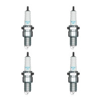 4 Zündkerzen mit Flachdichtsitz NGK Quick...