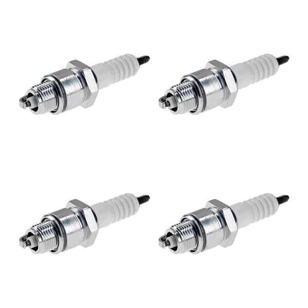 4 Zündkerzen mit Flachdichtsitz NGK IAM-Expertise für u.a. MERCURY MARINE