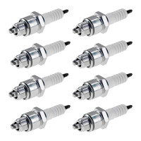 8 Spark Plugs with flat seal seat NGK for MERCURY MARINE...