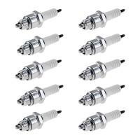 10 Spark Plugs with flat seal seat NGK for MERCURY MARINE...