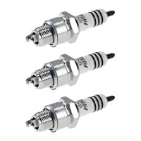 3 Spark Plugs with flat seat NGK Iridium IX for FORD...