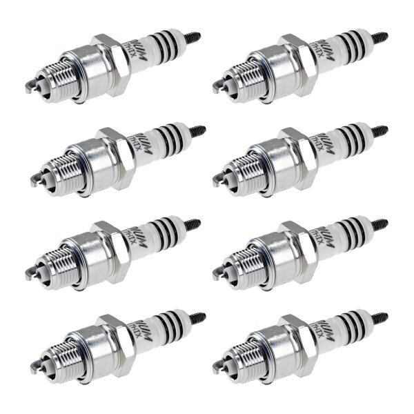 8 Spark Plugs with flat seat NGK Iridium IX for FORD TAUNUS and others