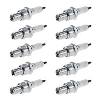 10 Spark Plugs with flat seal seat NGK IAM expertise for...
