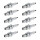 10 Spark Plugs with flat seal seat NGK IAM expertise for YAMAHA and others